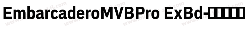 EmbarcaderoMVBPro ExBd字体转换